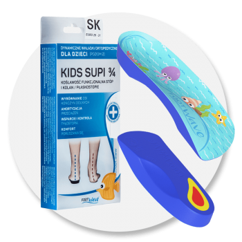 FootWave™ KIDS SUPI 3/4 wkładki ortopedyczne